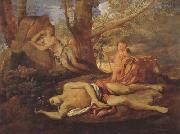 Nicolas Poussin E-cho and Narcissus (mk08) Spain oil painting artist